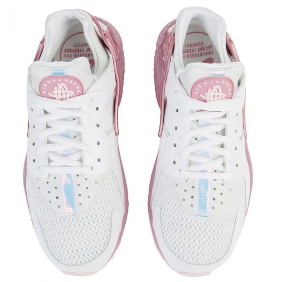 Nike Air Huarache Run 'White Elemental Pink' - Womens - Picture 4 of 10